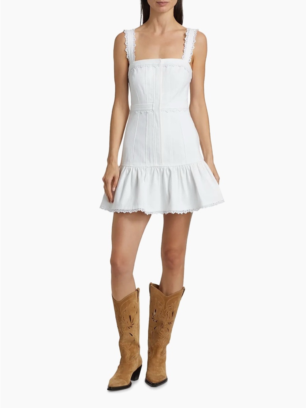 Sz 10 Cinq a’ Sept Vineyard Lace Mina Minidress